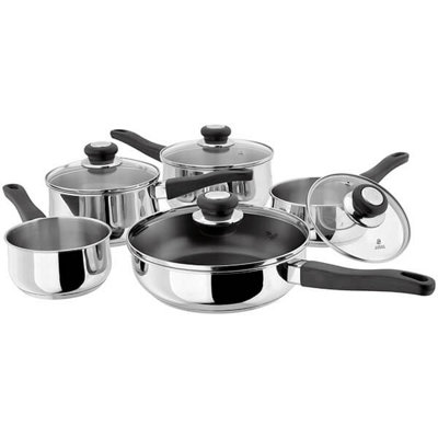 Judge Vista 5 Piece Saucepan Set DIY at B&Q