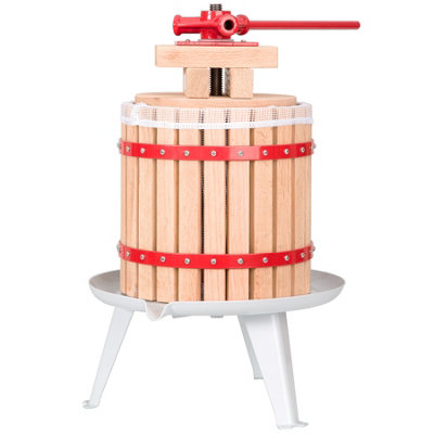 Juicer - mechanical fruit press with pressing cloth, high juice