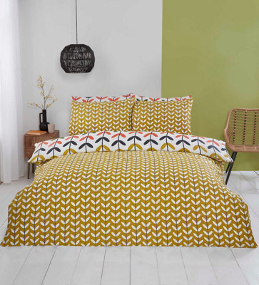 Jules Microfibre Polyester Reversible Duvet Set With Pillowcase