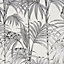 Julien MacDonald Honolulu Silver Tropical Wallpaper
