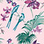Julien MacDonald Utopia Tropical Floral Pink Wallpaper