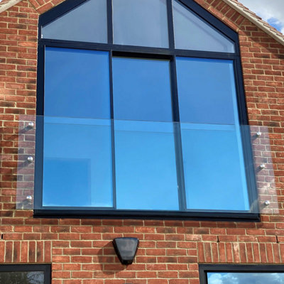 Juliet Balcony, Toughened Laminate Glass with Fittings 1800mm x 1100mm ...