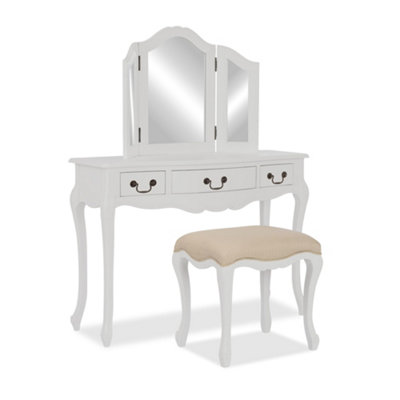 Juliette Dressing Table Set - White