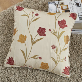 Juliette Floral Premium Jacquard Weave Filled Cushion