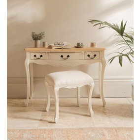 Juliette Shabby Chic Dressing Table- Champagne