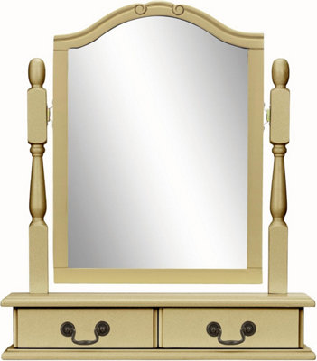 dressing table mirror gold Buy Royal Gold Luxury Hand Carved Wooden Teak Wood Dressing Table with  Mirror And 6 Drawers Online at woodentwist – WoodenTwist main image 0