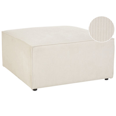 Jumbo Cord Ottoman Beige LEMVIG