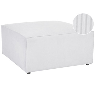 Jumbo Cord Ottoman Off White LEMVIG