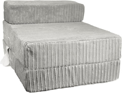 Loft 25 Futon Pliable Jumbo Cord Single Z-Bed Matelas Sofa - Moka Confortable