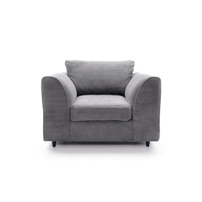 Jumbo cord armchair discount