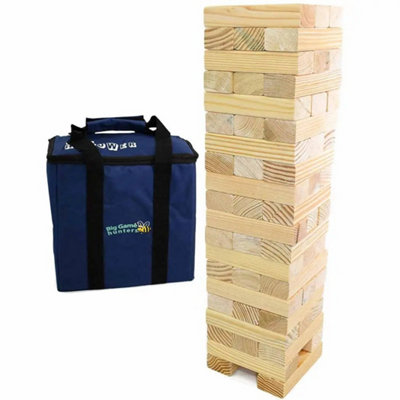 Jumbo Hi-tower - Tumble Tower Block Stacking Game - From 0.6 to 1.5 metres