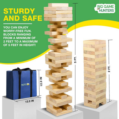 Jumbo Hi-tower Tumble Tower Block Stacking Game From to