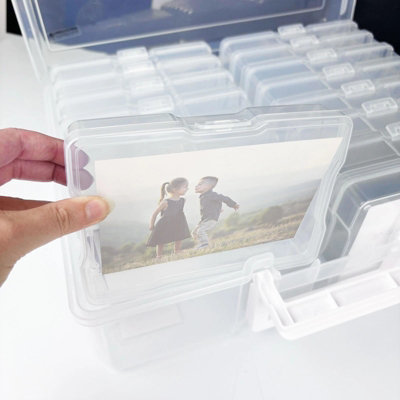 Jumbo Photo Storage Box 1600 4x6 Picture Album Organizer