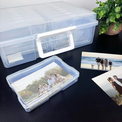 Jumbo Photo Storage Box 1600 4x6 Picture Album Organizer