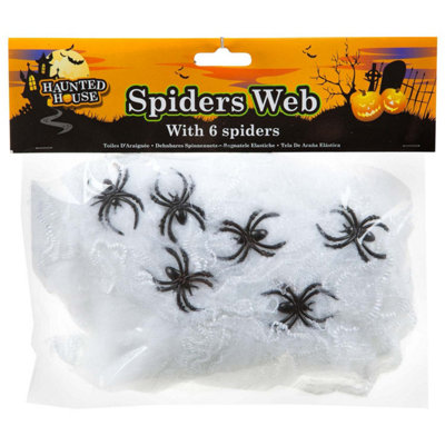 Jumbo Spiders Web with Spiders, Spiders Web, Halloween Decorations Price Comparisons | Compare The Build
