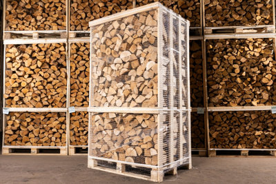 Jumbo XL 1.8rm Crate Kiln Dried Birch Logs