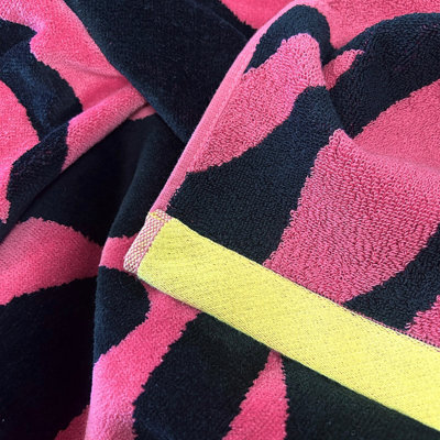 Jumbo Zebra Print Beach Towel 90 x 180cm - 100% Cotton - 4