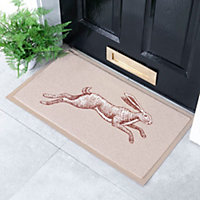 Jumping Hare Indoor & Outdoor Doormat - 70x40cm
