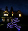 Jumping Reindeer Neon Effect Rope Light Silhouette Double Side 90 Blue LEDs Christmas Outdoor