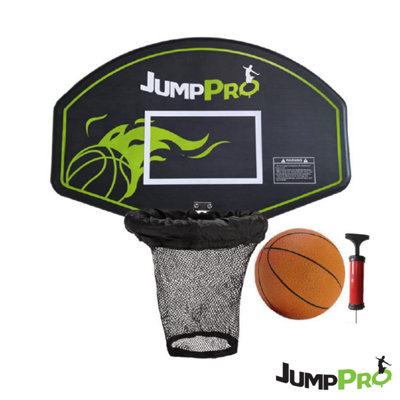 JumpPRO Trampoline Basketball Hoop