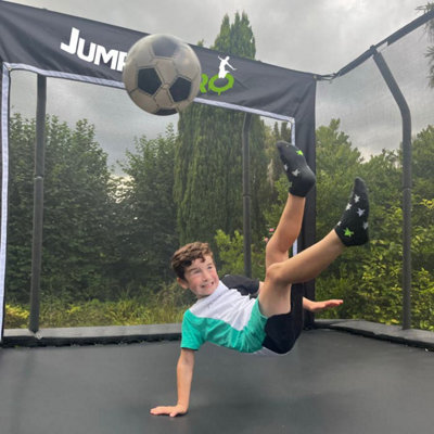 JumpPRO Trampoline Goal (Small) - The Only Trampoline Football Goal in the World