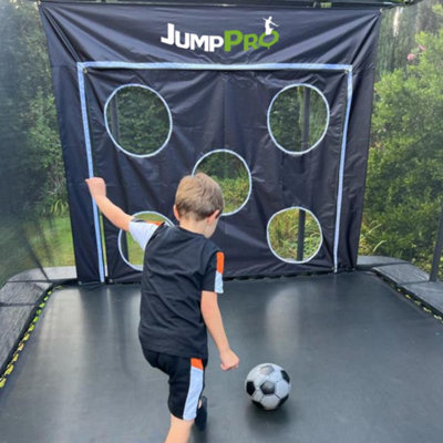 JumpPRO Trampoline Goal (Small) - The Only Trampoline Football Goal in the World