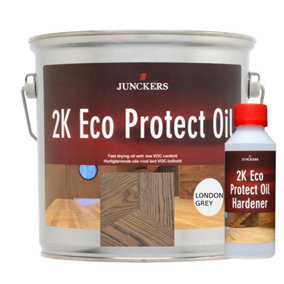 Junckers 2K Eco Protect Oil - London Grey 2.5 litre