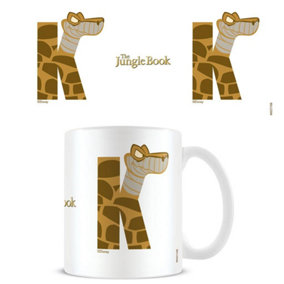 Jungle Book K Alphabet Mug Brown/White (One Size)