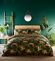 Jungle Cats King Duvet Cover and Pillowcases