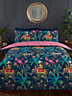 Jungle Expedition Double Duvet Cover Set - Navy
