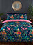 Jungle Expedition Single Duvet Cover Set - Navy