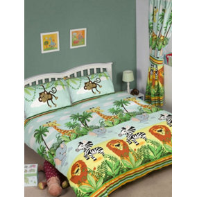 Jungle-Tastic Double Duvet Cover and Pillowcase Set