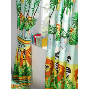 Jungle-Tastic Lined 54'' Curtains