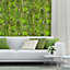 Jungle Tropical Rainforest Wallpaper Trees Flowers Floral Bamboo Green Vinyl
