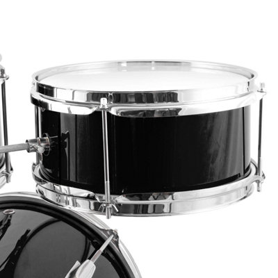 Junior Kids Drum Kit, 3 Piece Beginners Drum Set with Stool