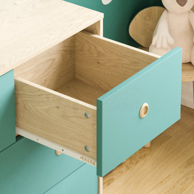 Olivier 5-Drawer Chest  Java – Bambino Furniture