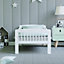 Junior Vida Scorpio White Toddler Bed Frame, 140 x 70cm