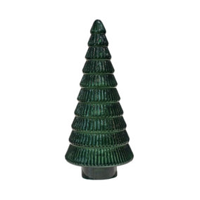 Juniper Evergreen Glass Tree H31cm D14cm