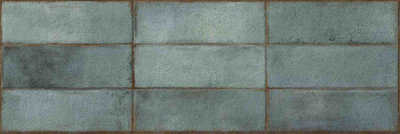 Juno Emerald green 30x90cm wall tile project pack. 4 packs of 6 tiles with coverage of 6.48 SQR MTRS.