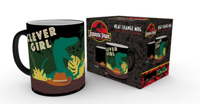 Jurassic Park Clever Girl Heat Change 320ml Ceramic Mug