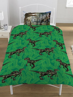 Jurassic Predators Dinosaurs Single Duvet Cover Set