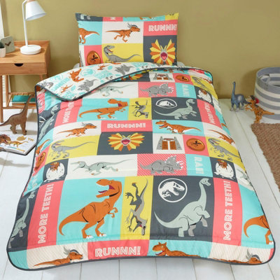 Jurassic World Coverless Duvet Cover Set Kids Bedding Pillowcases - Junior - 3