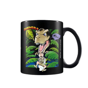 Juric Park Caught On The Toilet Anime Mug Black/Green/Brown (One Size)