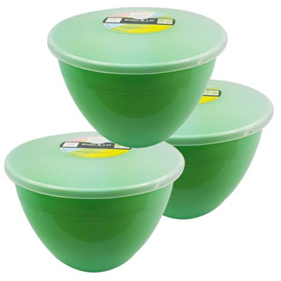 Just Pudding Basins Large Size 2 Pint Steam Pudding Basin with Lid