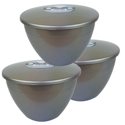 Just Pudding Basins Large Size 2 Pint Steam Pudding Basin with Lid