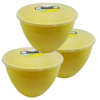 Just Pudding Basins Large Size 2 Pint Steam Pudding Basin with Lid