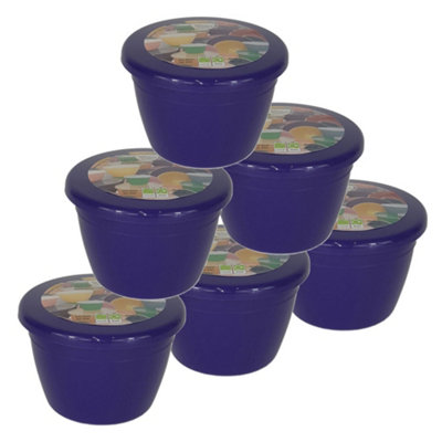 Just Pudding Basins Small Single Portion Steam Pudding Bowls with Lids