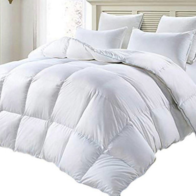 Just So Home 10.5 tog Sumptuous Premium Goose Down Duvet  70% Down 30% Feather (Single)