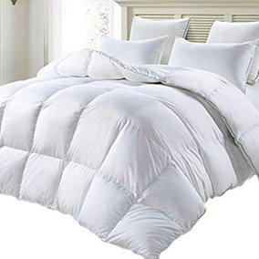 Just So Home ALL SEASONS (4.5 + 9 tog) Sumptuous Premium Goose Down Duvet Quilt 70% DOWN 30% Feather (Double)