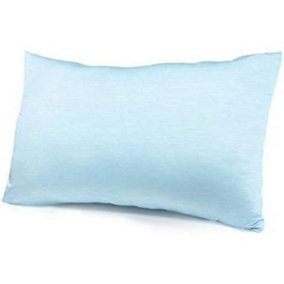 Just So Home Cool Blue Gel Luxury Zipped Pillow Protector Pair